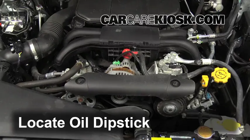 2012 Subaru Outback 2.5i Premium 2.5L 4 Cyl. Oil Check Oil Level